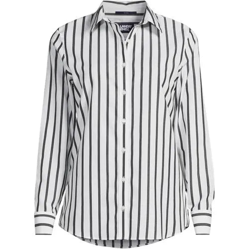 No Iron Button Front Shirt