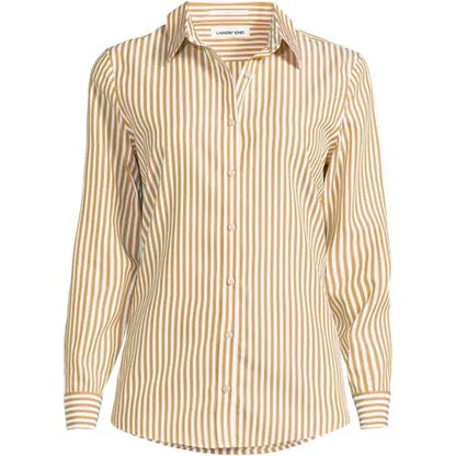 No Iron Button Front Shirt