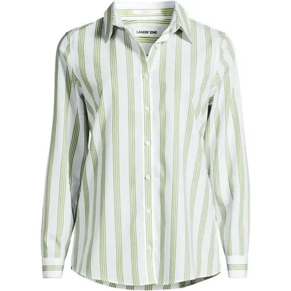 No Iron Button Front Shirt