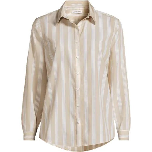 No Iron Button Front Shirt