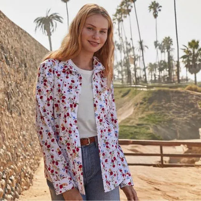 No Iron Button Front Shirt