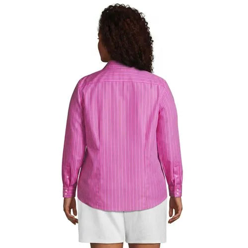 No Iron Button Front Shirt