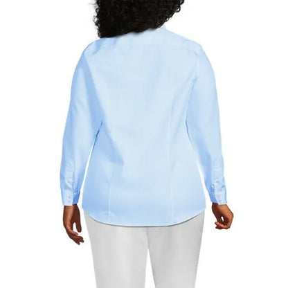 No Iron Button Front Shirt