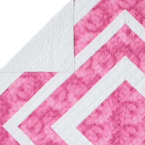 Kids Cotton Tie Dye Patchwork Quilt