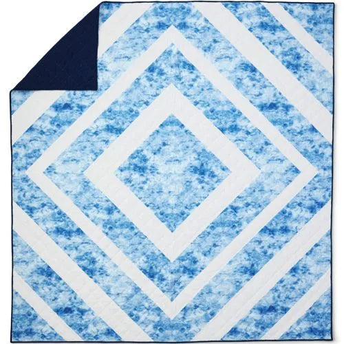 Kids Cotton Tie Dye Patchwork Quilt