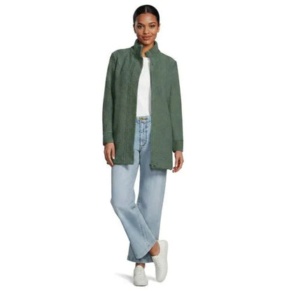 Boucle Fleece Coat