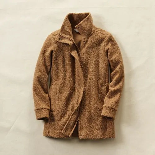 Boucle Fleece Coat