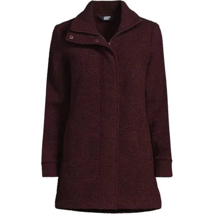 Boucle Fleece Coat