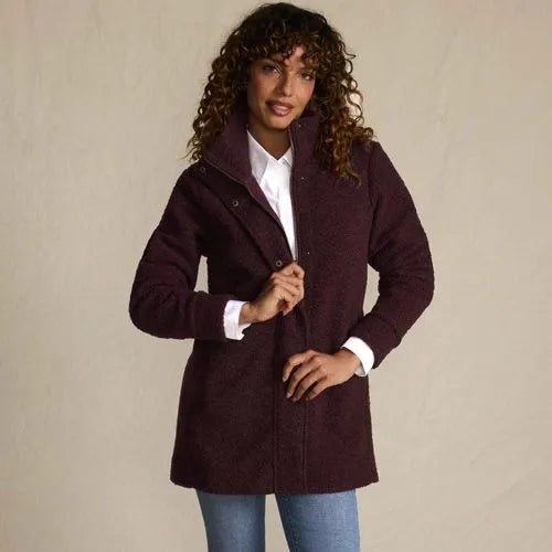 Boucle Fleece Coat