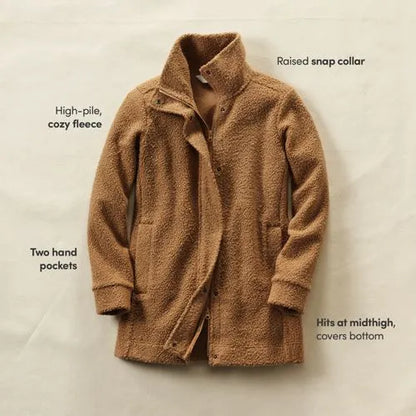 Boucle Fleece Coat