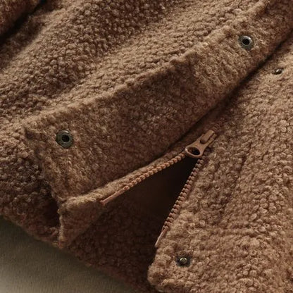 Boucle Fleece Coat