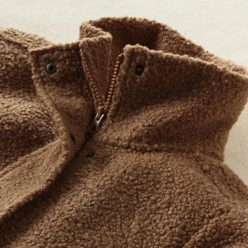 Boucle Fleece Coat