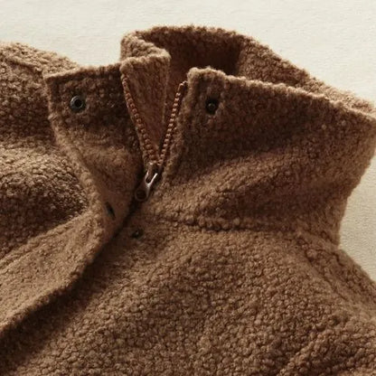 Boucle Fleece Coat