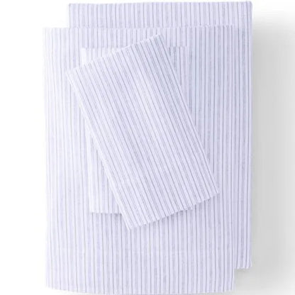 Comfy Super Soft Cotton Flannel Plaid Bed Sheet Set - 5oz