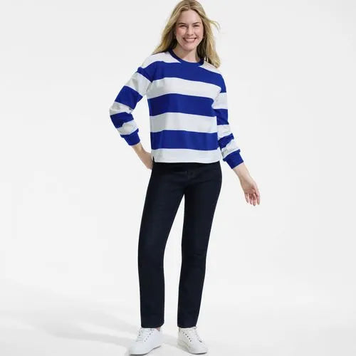 Women's Recover High Rise Straight Leg Blue Jeans