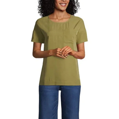 Women's Rayon Short Sleeve Tee