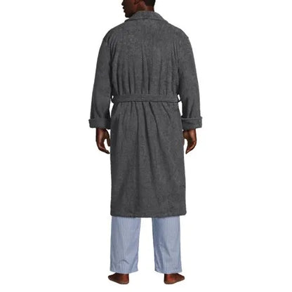 Men's Calf Length Turkish Terry Robe