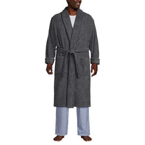 Men's Calf Length Turkish Terry Robe