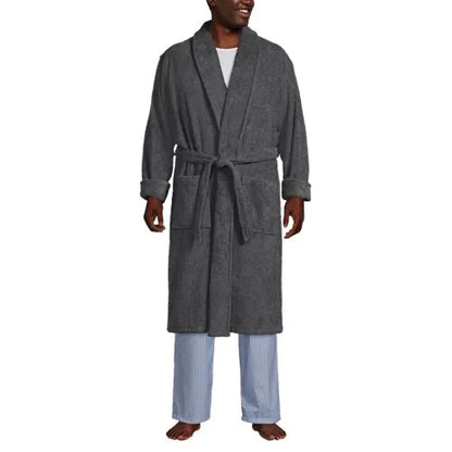 Men's Calf Length Turkish Terry Robe