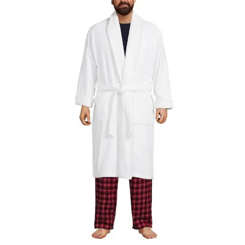 Men's Calf Length Turkish Terry Robe