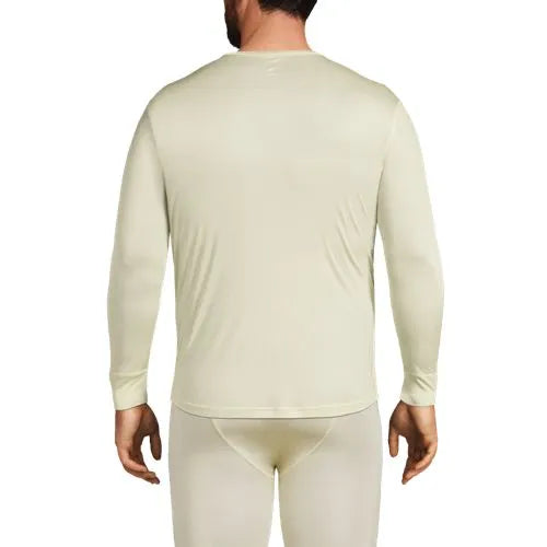 Men's Silk Long Underwear Crew Neck