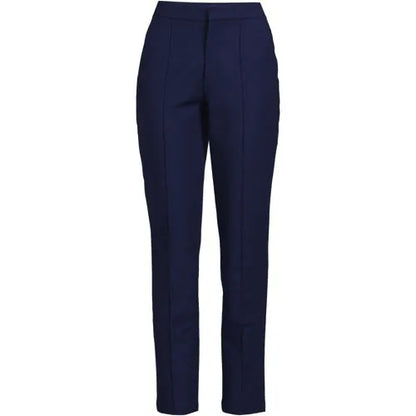 Women's High Rise Bi Stretch Pintuck Pencil Ankle Pants