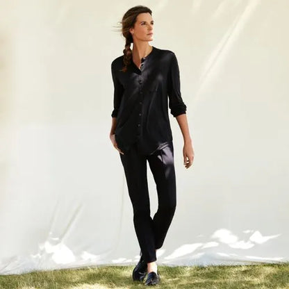 Women's High Rise Bi Stretch Pintuck Pencil Ankle Pants