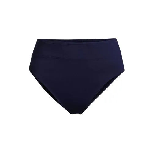 Women's Chlorine Resistant High Leg High Waisted Bikini Swim Bottoms