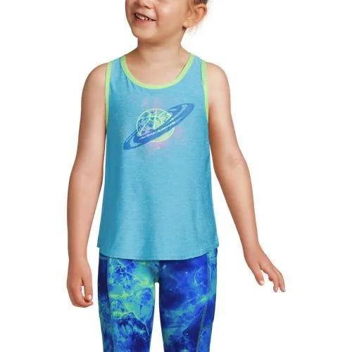 Girls Gathered Back Active Performance Tank