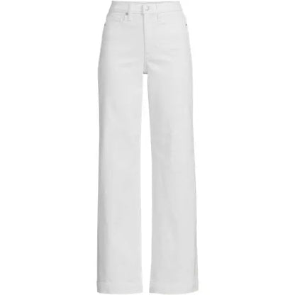 High Rise Wide Leg Denim Jeans