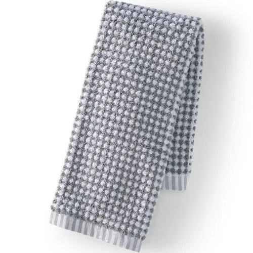 Quick-Dry Cotton Textured Gingham Bath Towel