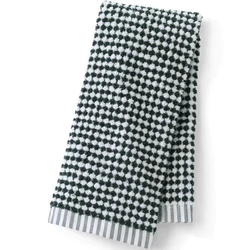 Quick-Dry Cotton Textured Gingham Bath Towel