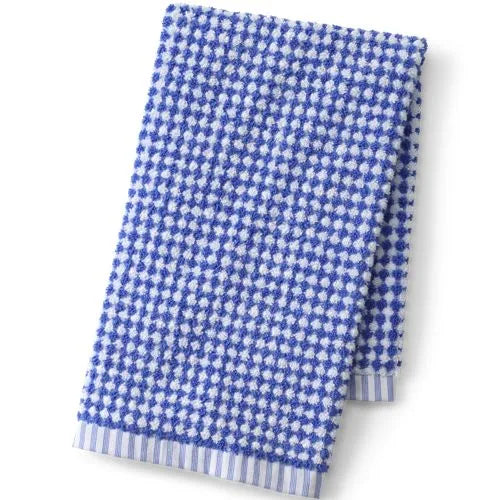 Quick-Dry Cotton Textured Gingham Bath Towel