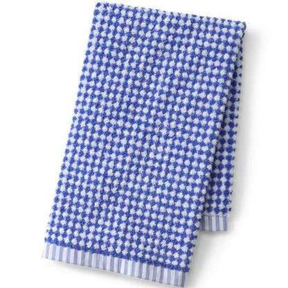 Quick-Dry Cotton Textured Gingham Bath Towel