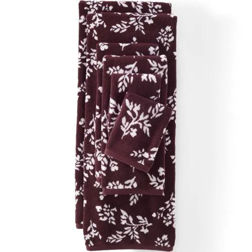 Cotton Jacquard 6-Piece Bath Towel Set