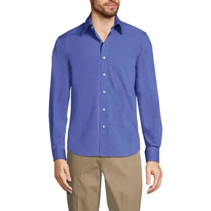 Men's Long Sleeve Stretch Coolmax Shirt