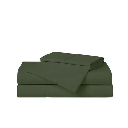 Cannon Solid Cotton Percale Sheet Set
