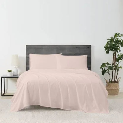 Cannon Solid Cotton Percale Sheet Set