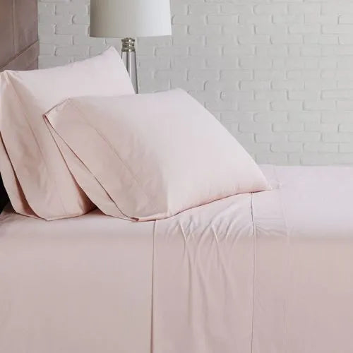 Cannon Solid Cotton Percale Sheet Set