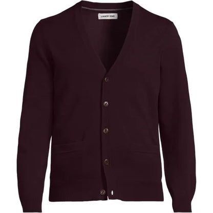 Men's Fine Gauge Cotton Cardigan