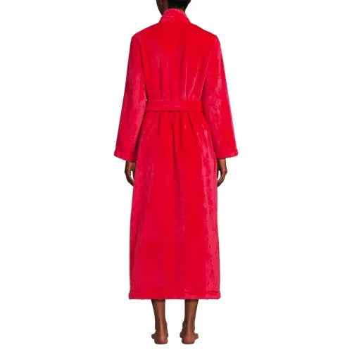 Women's Cozy Plush Long Wrap Robe