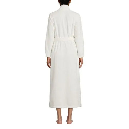 Women's Cozy Plush Long Wrap Robe