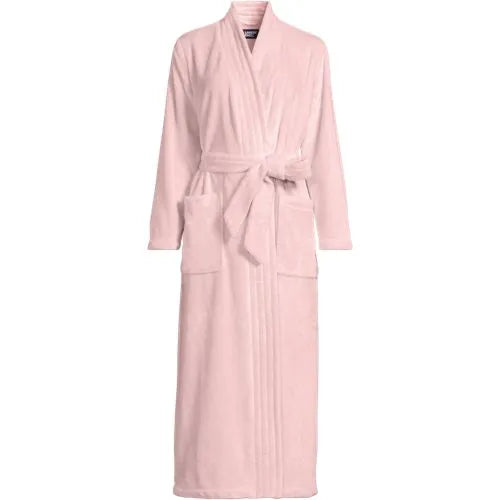 Women's Cozy Plush Long Wrap Robe