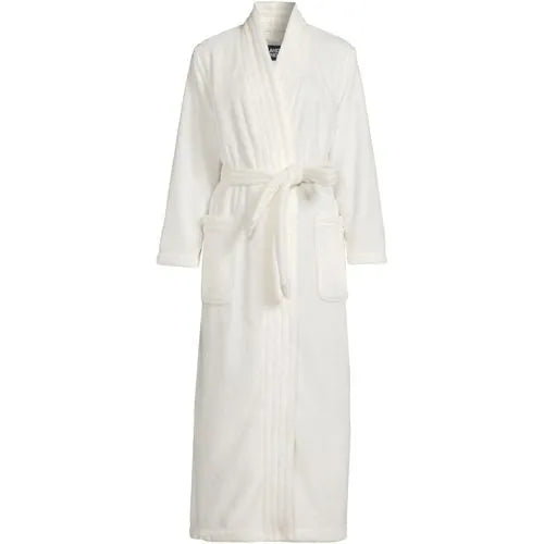 Women's Cozy Plush Long Wrap Robe