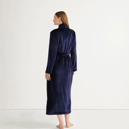 Women's Cozy Plush Long Wrap Robe