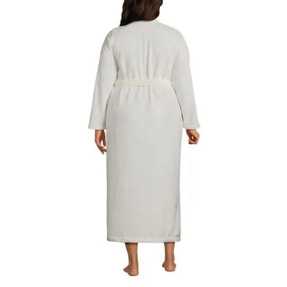 Women's Cozy Plush Long Wrap Robe