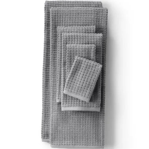 Cotton Waffle Towel 6-Piece Set