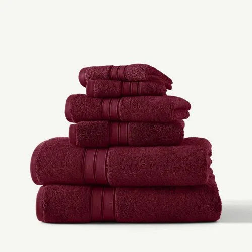 Blue Loom Liam Bleach Friendly Cotton 6 Piece Bath Towel Set