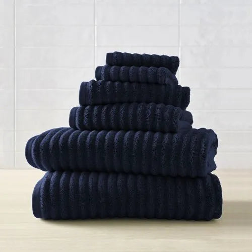 Blue Loom Mason 6 Piece Cotton Bath Towel Set