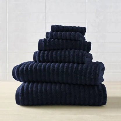 Blue Loom Mason 6 Piece Cotton Bath Towel Set